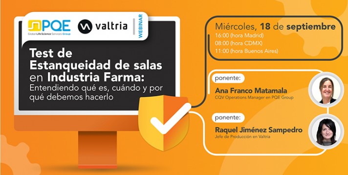 Webinar gratuito: Test de estanqueidad de salas en la industria farmacéutica