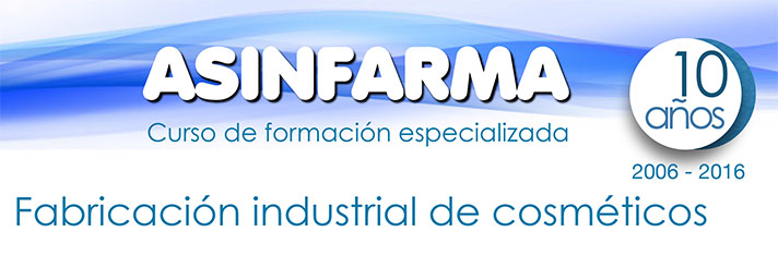 Fabricación industrial de cosméticos