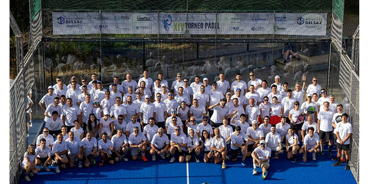 Moisés Vaquerizo y Sergio Flores (TCM), campeones de la XIV edición del Torneo de Pádel de la Industria Farmacéutica celebrado en Madrid