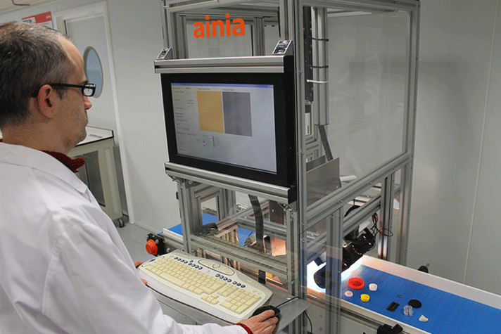 ainia, visión artificial, sector farmacéutico