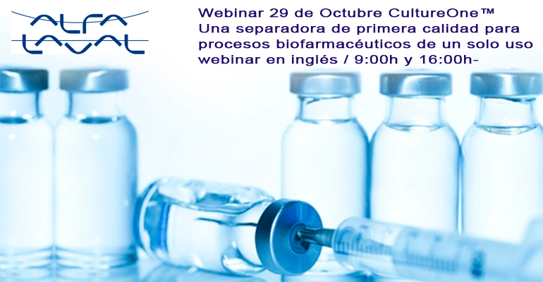 Webinar 29 de octubre CultureOne, de Alfa Laval