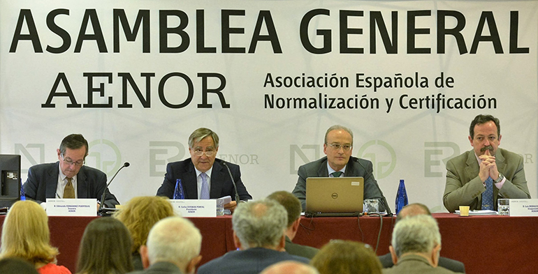 Aenor, certificaciones, asamblea general