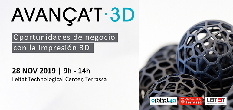 AVANÇA’T 3D, la cita con el negocio de la impresión 3D