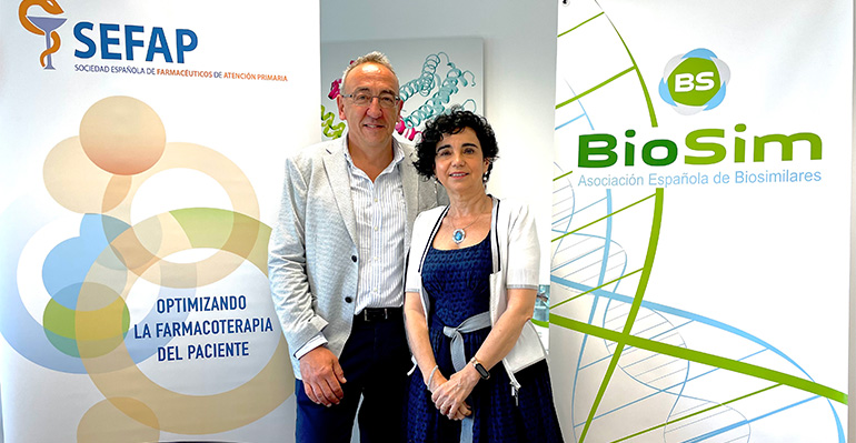 Acuerdo entre la Sociedad Española de Farmacéuticos de Atención Primaria y la BioSim para promover el conocimiento sobre los biosimilares