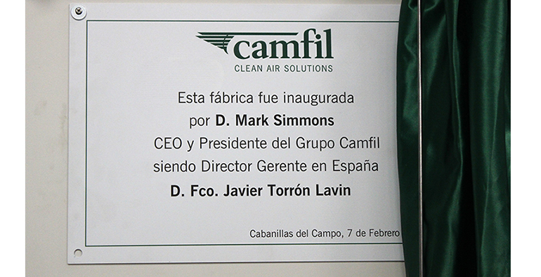 Camfil, sistemas de filtración, fábricación