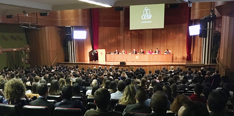 CESIF celebra el acto de apertura del curso académico 2017-18 y la entrega de diplomas de la promoción 2016-17 en Madrid y Barcelona