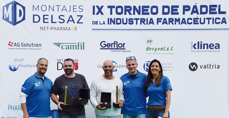 Pablo Dueñas, de Kernpharma, y Victor Prats, ganadores de la IX edición del torneo 2019 en Barcelona