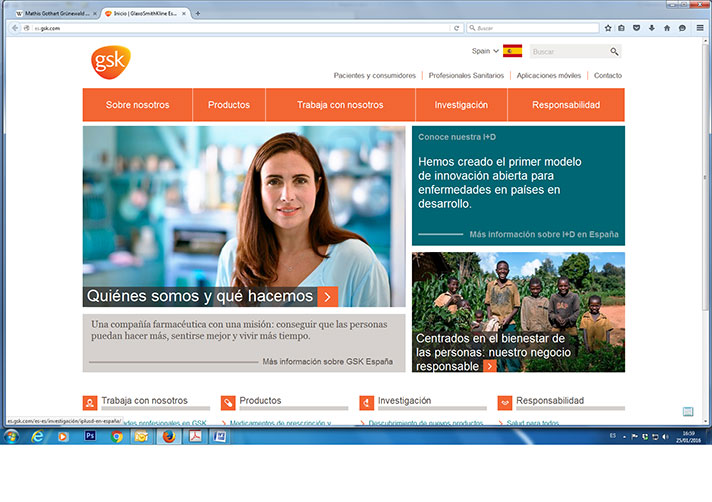 GSK, web