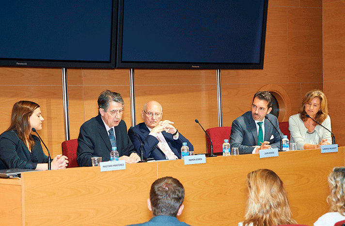 Un momento de la presentación de la Cátedra AstraZeneca de Innovación en Diabetes