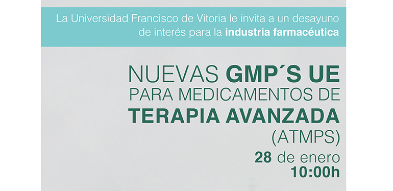 Desayuno informativo para la industria farmacéutica en la Francisco de Vitoria