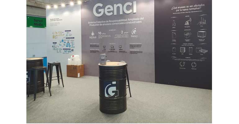 GENCI presentó en Expoquimia  su SCRAP de envases comerciales  e industriales unos días después  de solicitar la autorización  para operar en toda España