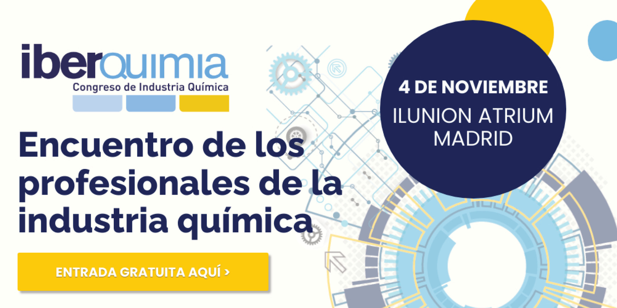 Iberquimia Madrid pondrá sobre la mesa los desafíos actuales de la industria química el próximo 4 de noviembre