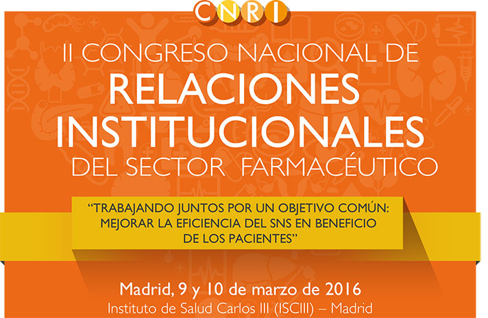 Segunda edición del Congreso Nacional de Relaciones Institucionales del Sector Farmacéutico