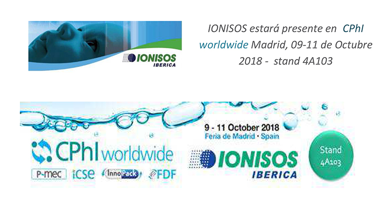 Ionisos asistirá a CPhI Madrid 2018