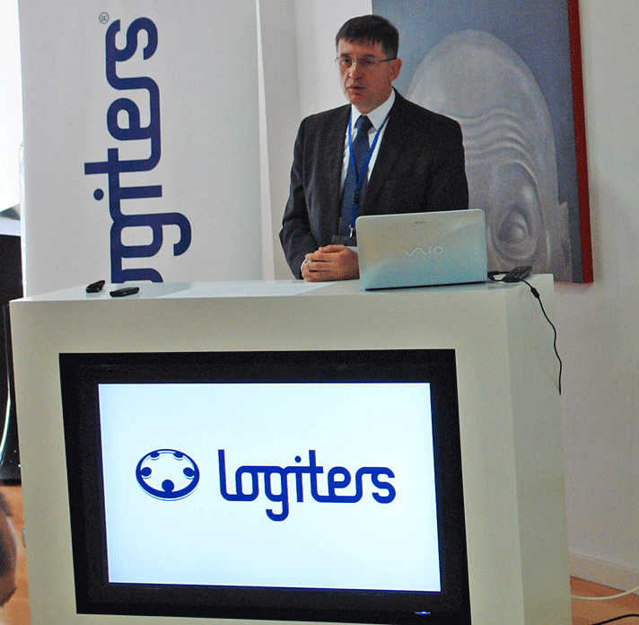 Luis Marceñido, CEO de Logiters Logística, durante la presentación de Logiters Logística