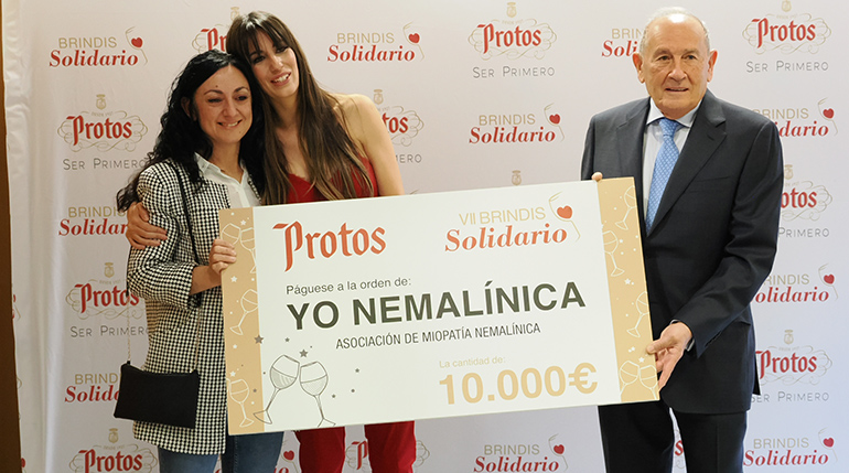 La Asociación Yo Nemalínica gana el premio del VII Brindis Solidario de Bodegas Protos