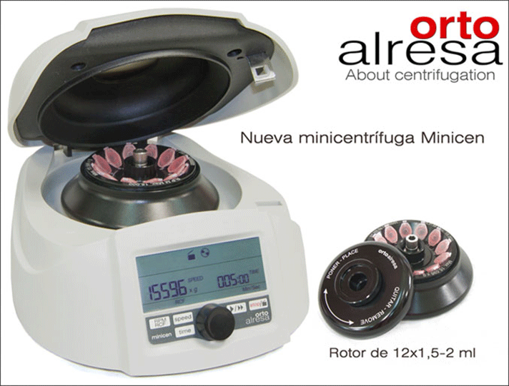 Centrifuga Minicen, de Ortoalresa