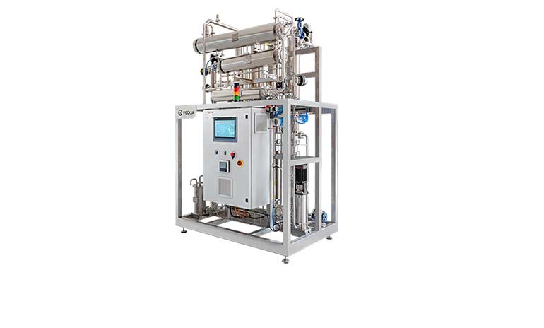 Última generación de equipos para la destilación de agua y generación de vapor puro