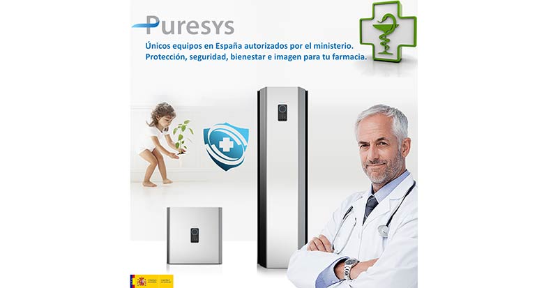 Los purificadores de aire de Puresys llegan a las farmacias