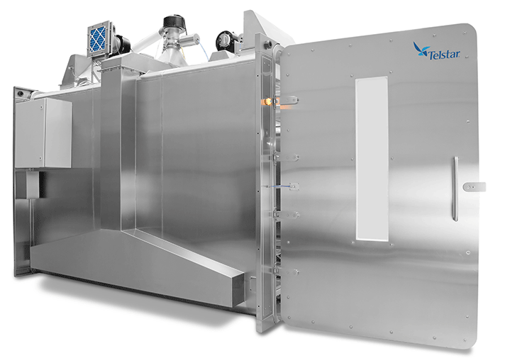 SAS-pasamateriales, de Telstar, que utilizan procesos integrados de biodescontaminación ionHP