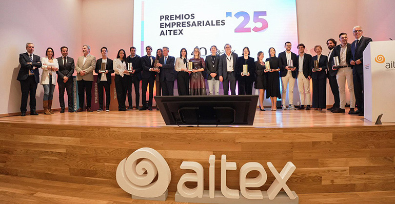 AITEX celebra la VII edición de sus Premios Empresariales 2025 en el marco de su 40 aniversario
