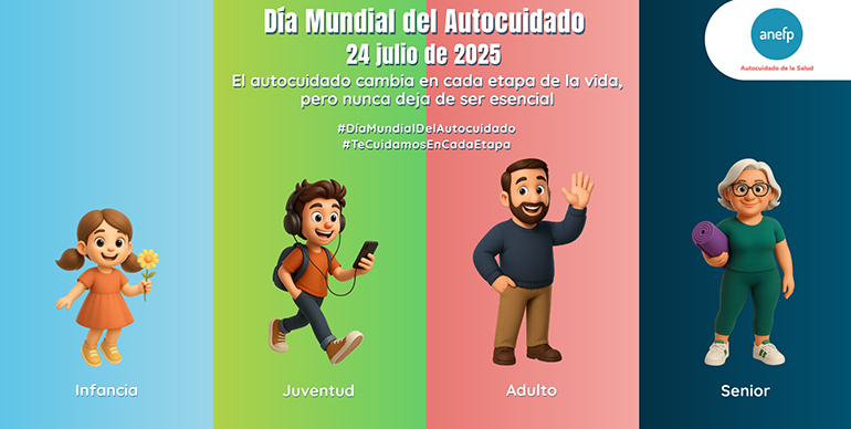 anefp impulsa la campaña #TeCuidamosEnCadaEtapa para celebrar el Día Mundial del Autocuidado