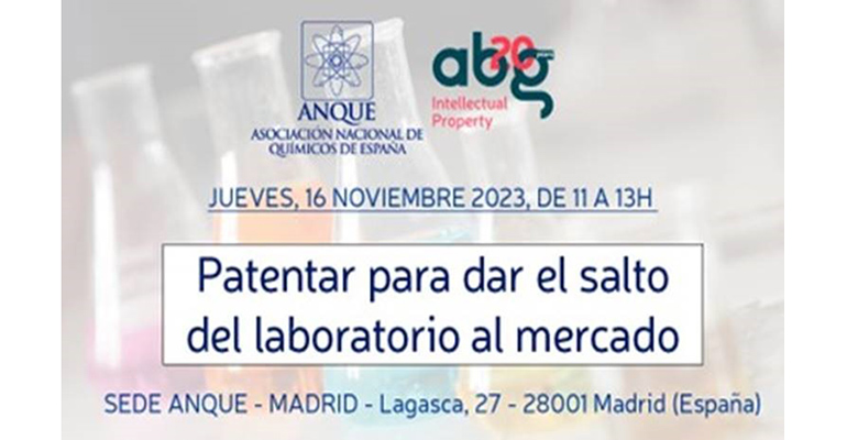 Anque organiza el 16 de noviembre la conferencia “Patentar para dar el salto del laboratorio al mercado”