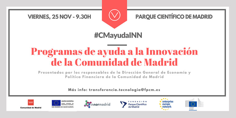 Programas de ayuda a la innovación en la Comunidad de Madrid