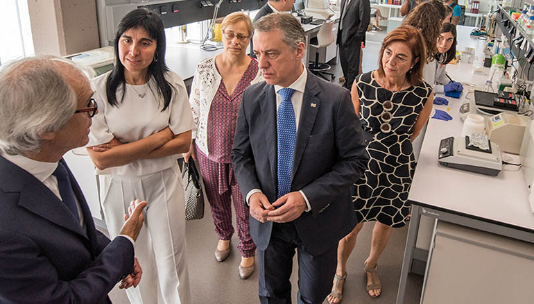 Iñigo Urkullu inaugura las nuevas instalaciones del Achucarro Basque Center for Neuroscience, equipadas por Burdinola