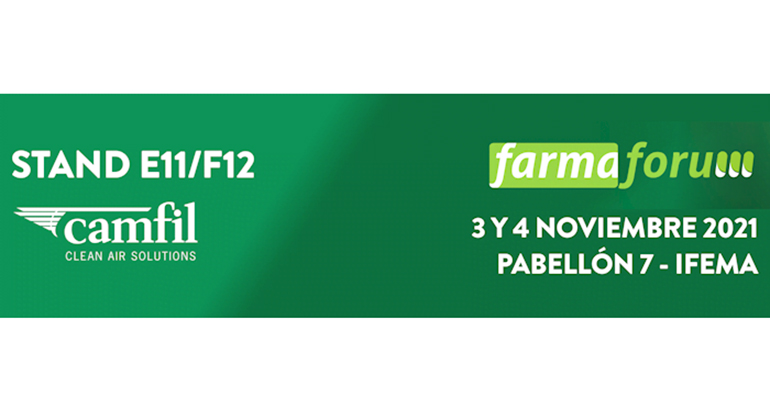 Camfil confirma su asistencia a FarmaForum