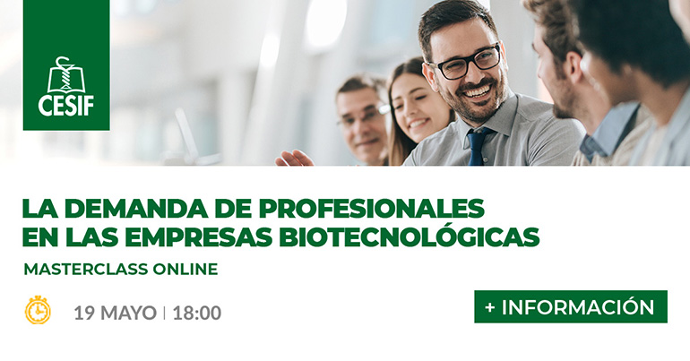 Masterclass online: mejores oportunidades en compañías biotecnológicas