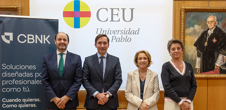 Alianza entre CBNK y CEU para formar en finanzas a futuros farmacéuticos