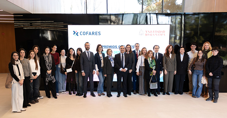 Cofares y la Facultad de Farmacia de Salamanca celebran los Premios ‘Tutor Destacado’ y ‘Erasmus Excelente’