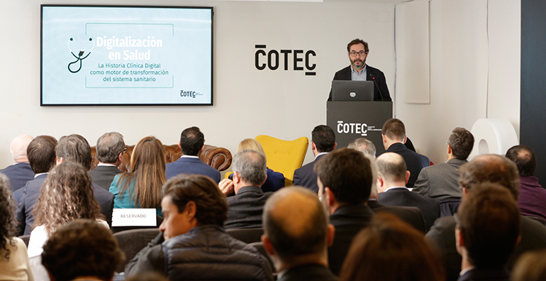 Cotec presenta un informe sobre digitalización en salud