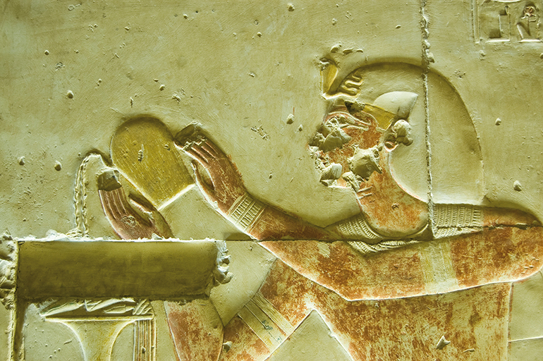 elaboración de vino en el antiguo Egipto