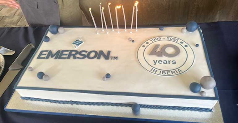 Emerson Iberia celebra sus 40 años