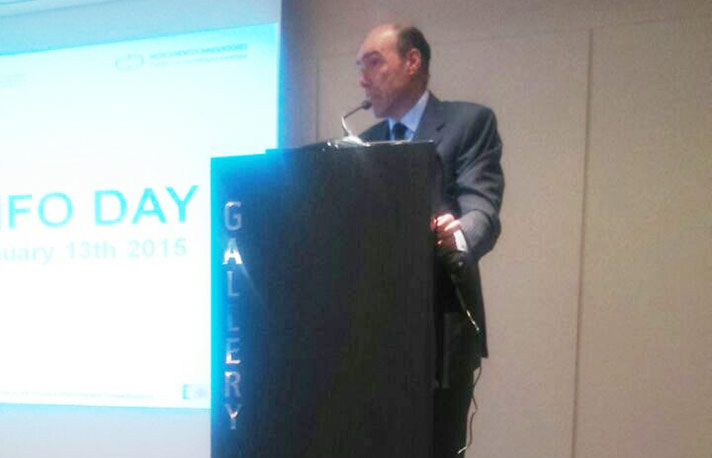 Antoni Esteve inaugura el IMI-2 Info Day celebrado en Barcelona