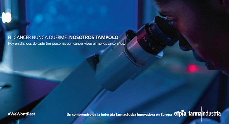 La industria farmacéutica europea lanza la iniciativa #WeWontRest