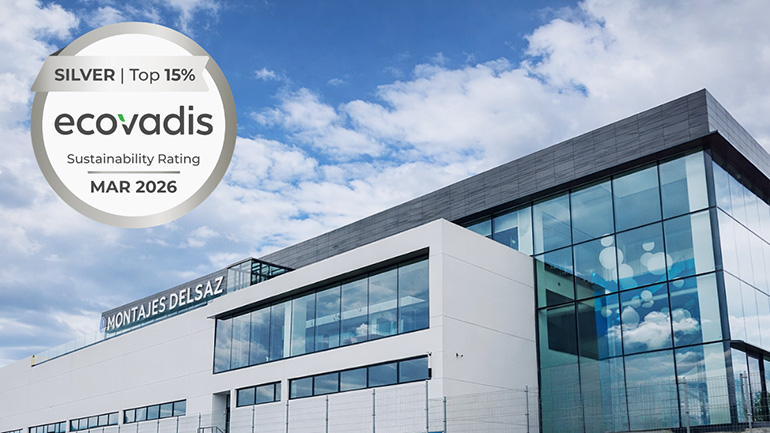 Montajes Delsaz renueva la Medalla de Plata de EcoVadis