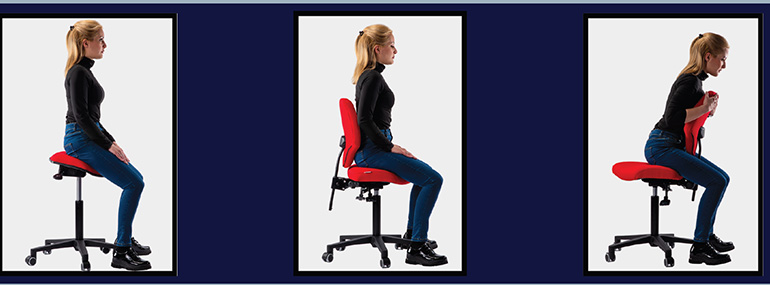 Silla ergonómica para sala limpias