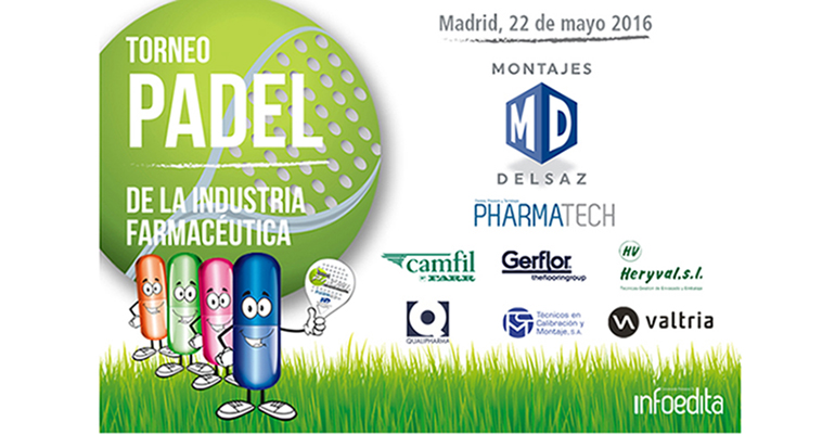 El 22 de mayo vuelve el torneo de pádel de la industria farmacéutica