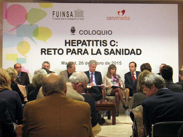 Coloquio sobre la hepatitis C organizado por FUINSA y Servimedia