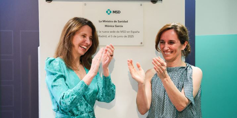 La ministra de Sanidad inaugura la nueva sede de MSD en España