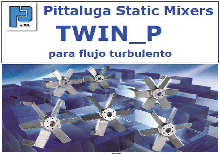 El nuevo mezclador estático tipo Twin_P, desarrollado por Pittaluga, es comercializado en España por la firma Inquipet