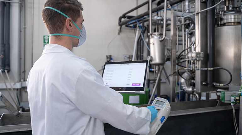 Programa informático de Itene para medir el riesgo de nanomateriales en la industria