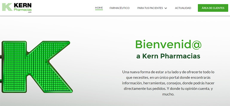 Kern Pharma lanza un nuevo portal para farmacéuticos
