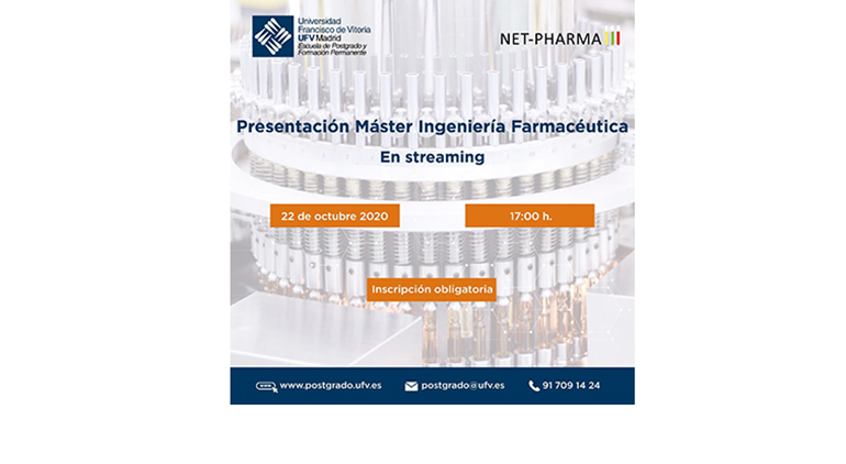 La UFV y Net-Pharma presentan el Máster en Ingeniería Farmacéutica 