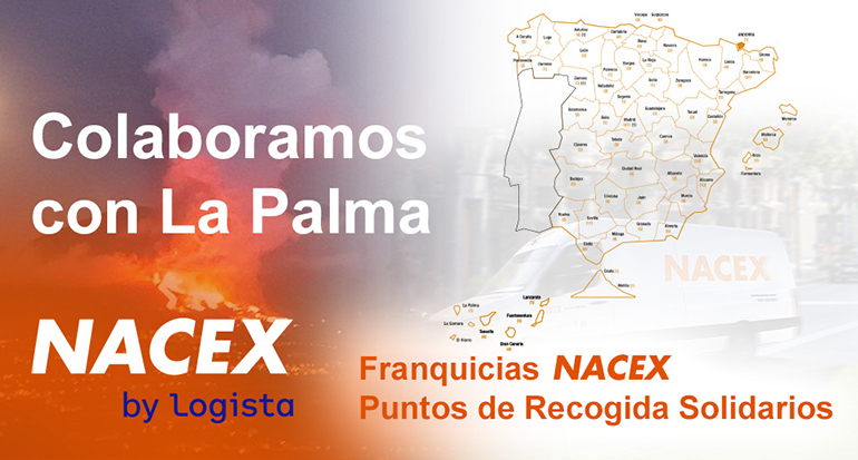 Solidaridad de Nacex con La Palma