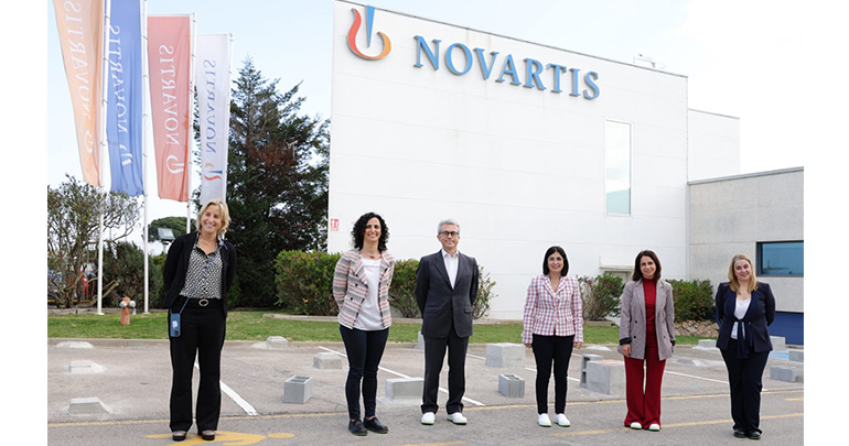 Darias visita la planta de Novartis en Palafolls, donde se invertirán 63 millones