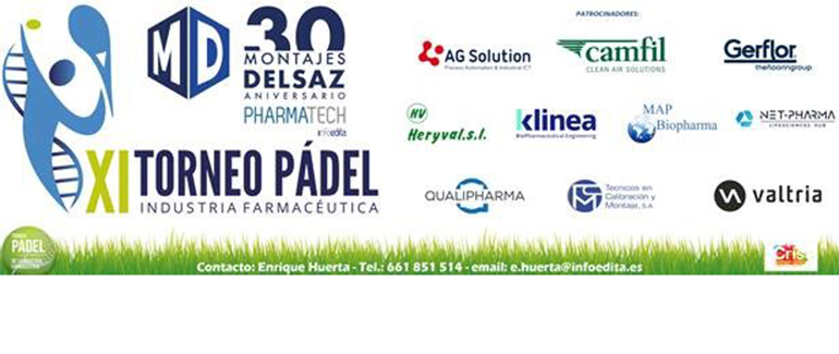 XI torneo de pádel de la industria farmacéutica